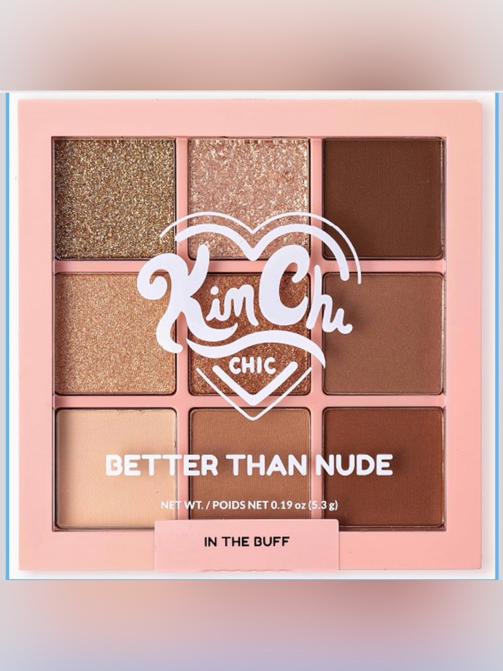 NEW Kimchi chic Eyeshadow Palette In the Buff